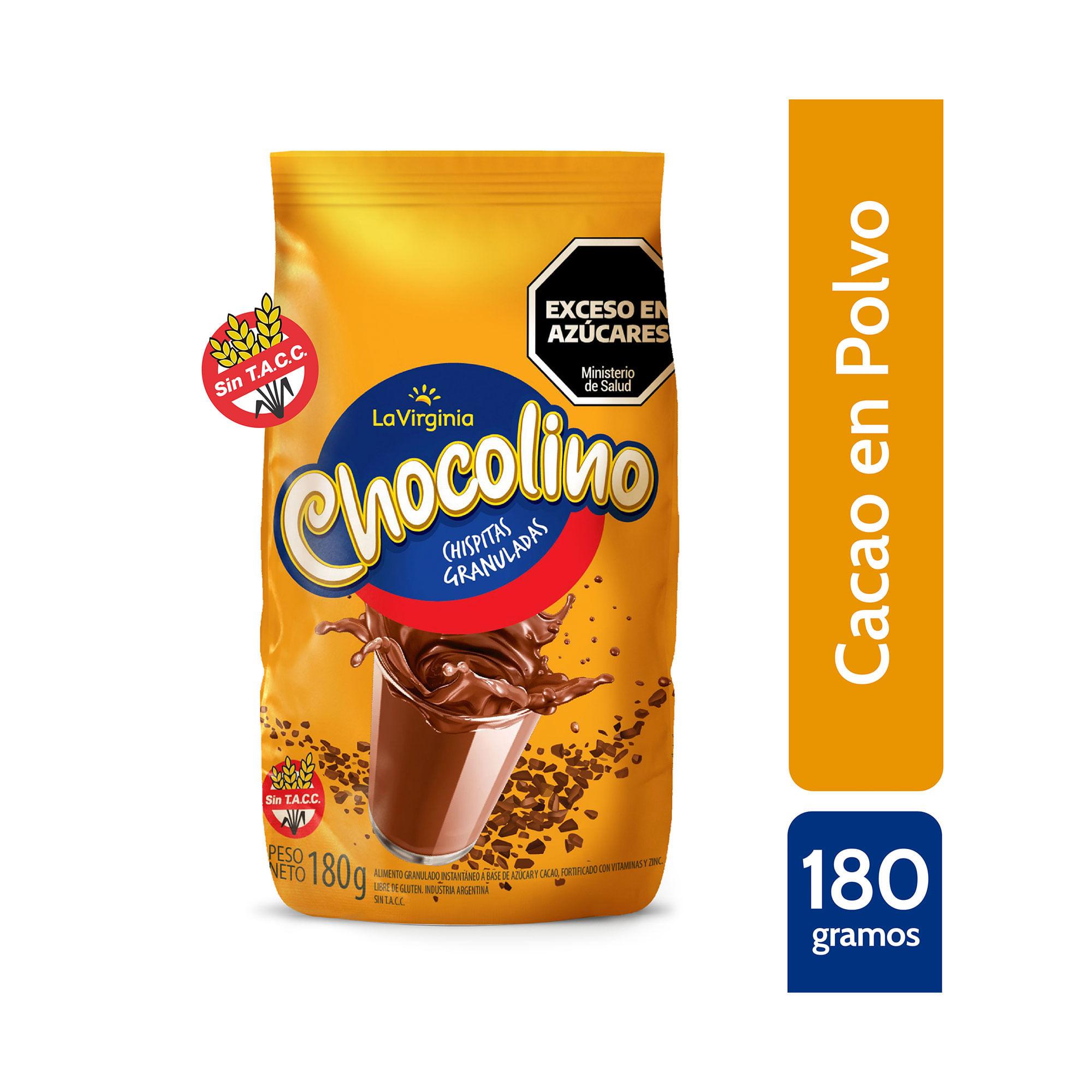 CHOCOLINO CACAO LA VIRGINIA x 180g