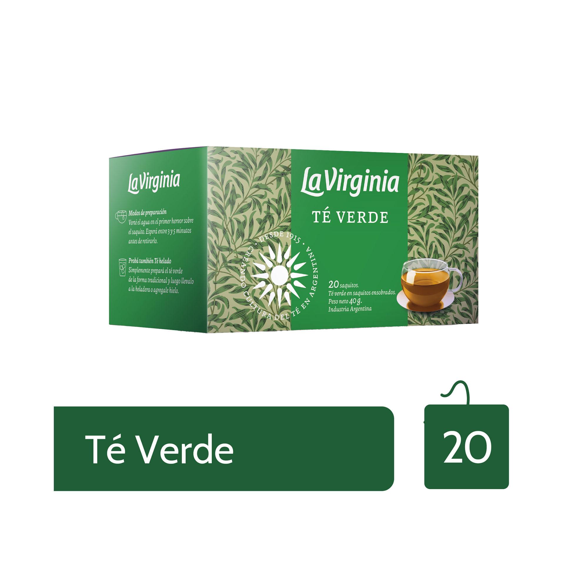 TE ESPECIAL VERDE LA VIRGINIA x 20u