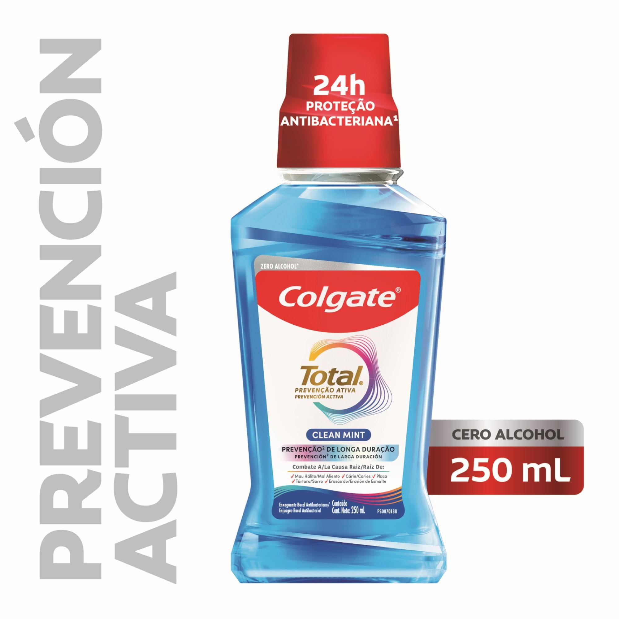 ENJUAGUE BUCAL CLEAN MINT COLGATE x 250ml