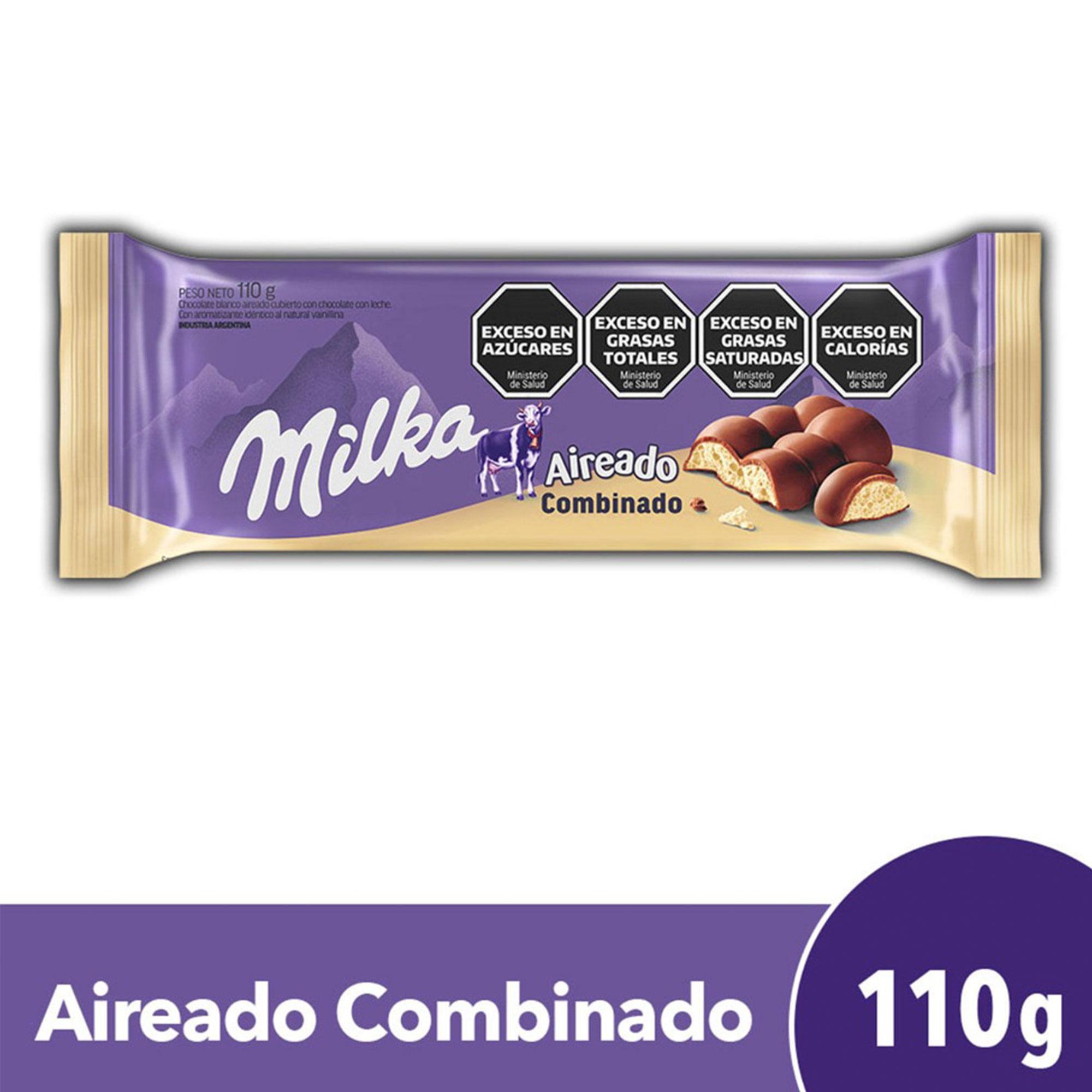 CHOCOLATE MILKA LEGER COMBINADO x 110g