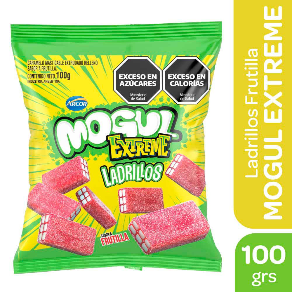 LADRILLOS MOGUL EXTREME FRUTILLA x 100g