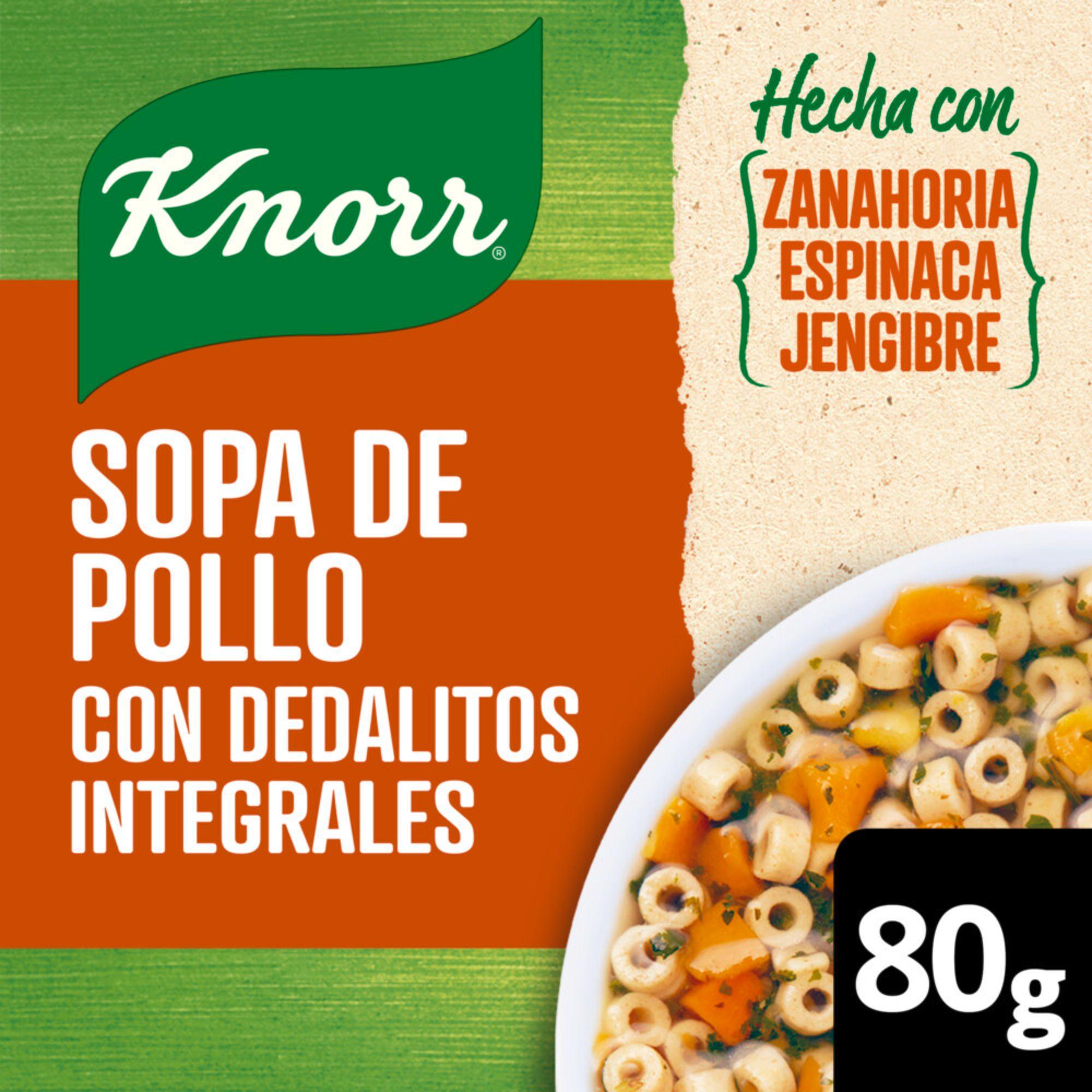 SOPA DE POLLO DEDALITOS INTEGRAL KNORR x80grs