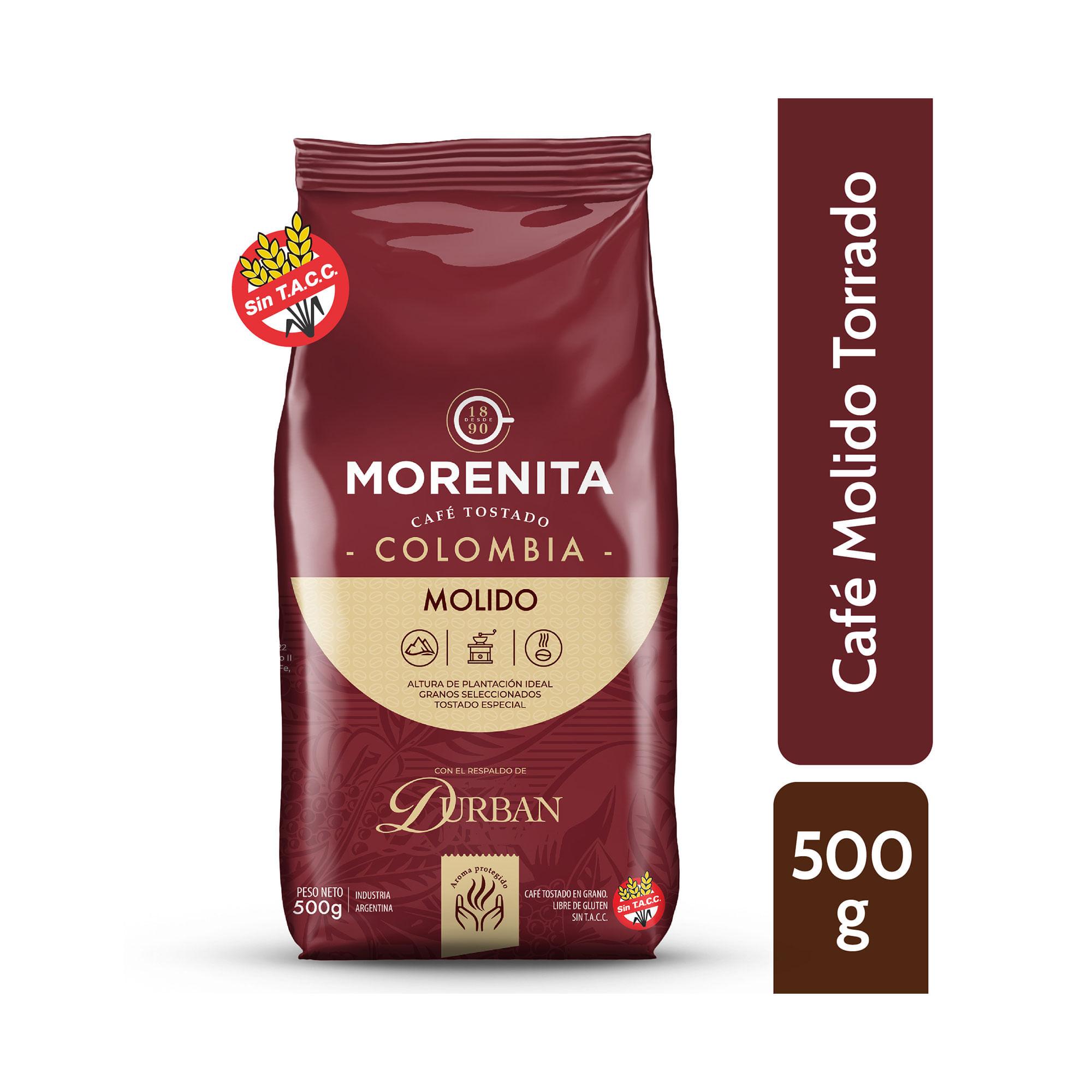 CAFE MOLIDO COLOMBIA LA MORENITA x 500G