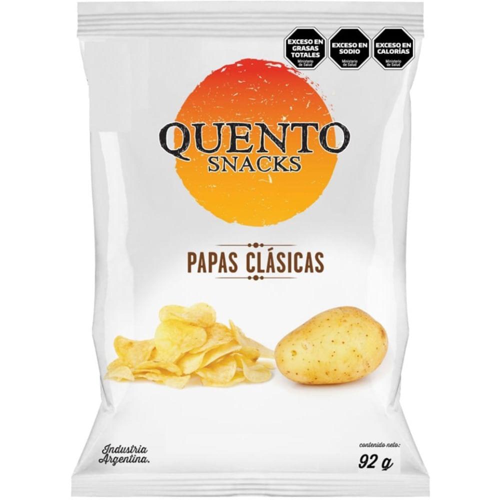 PAPAS FRITAS  CLASICAS QUENTO x 92g