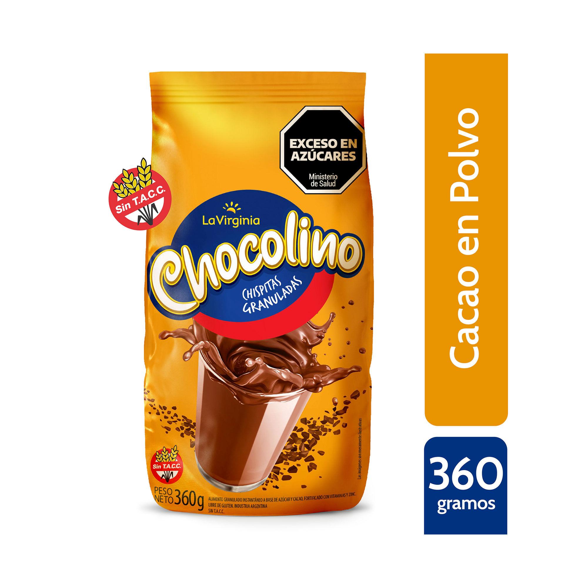 CHOCOLINO CACAO LA VIRGINIA x 360g