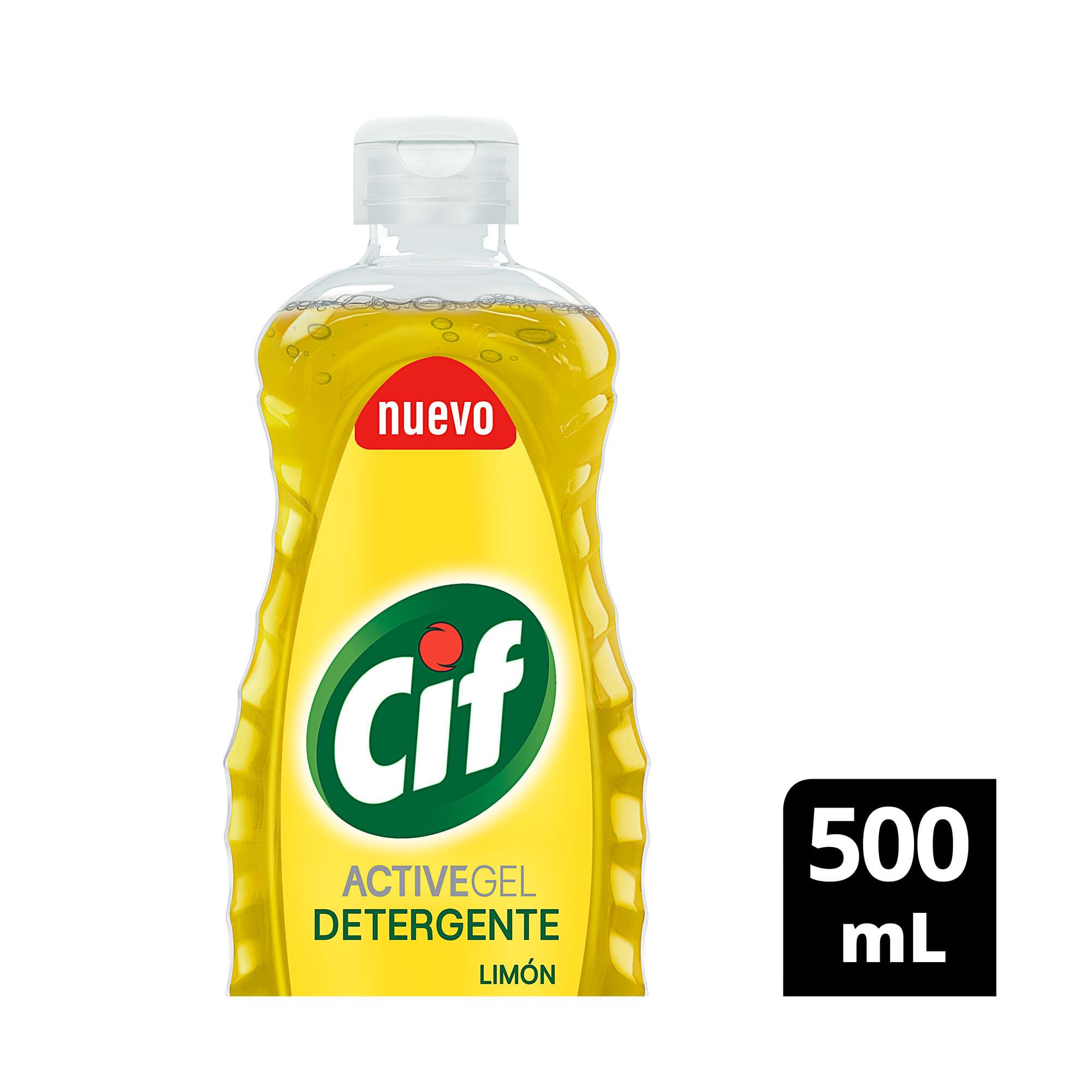 DETERGENTE ACTIVEGEL CIF LIMON 500ml