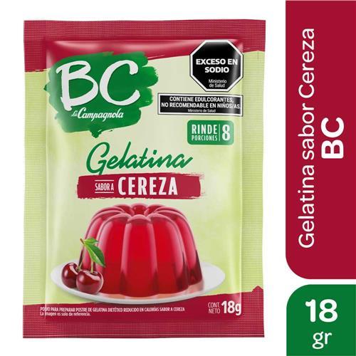 GELATINA CEREZA BC x 18g