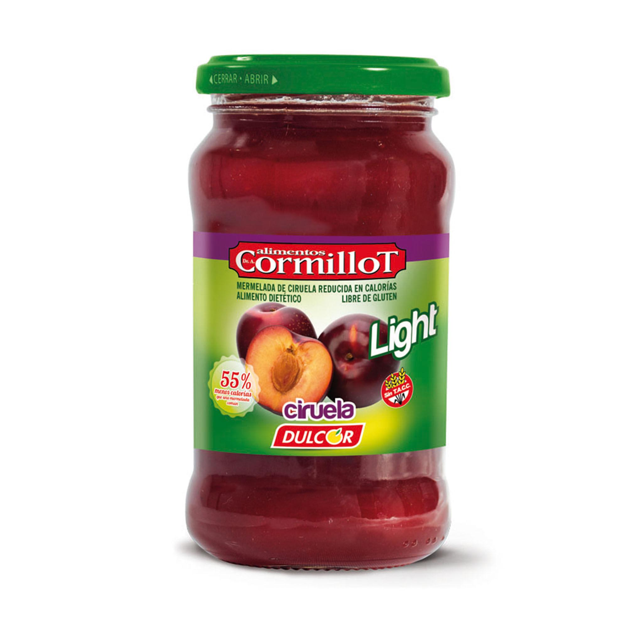 MERMELADA CIRUELA LIGHT CORMILLOT x 390g