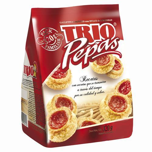 GALLETITAS TRIO PEPAS x 320grs