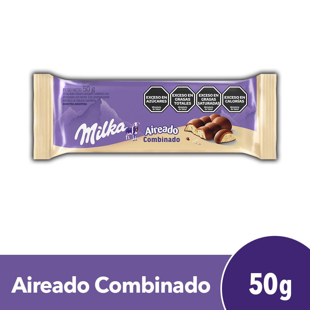 CHOCOLATE MILKA LEGER COMBINADO x 50g