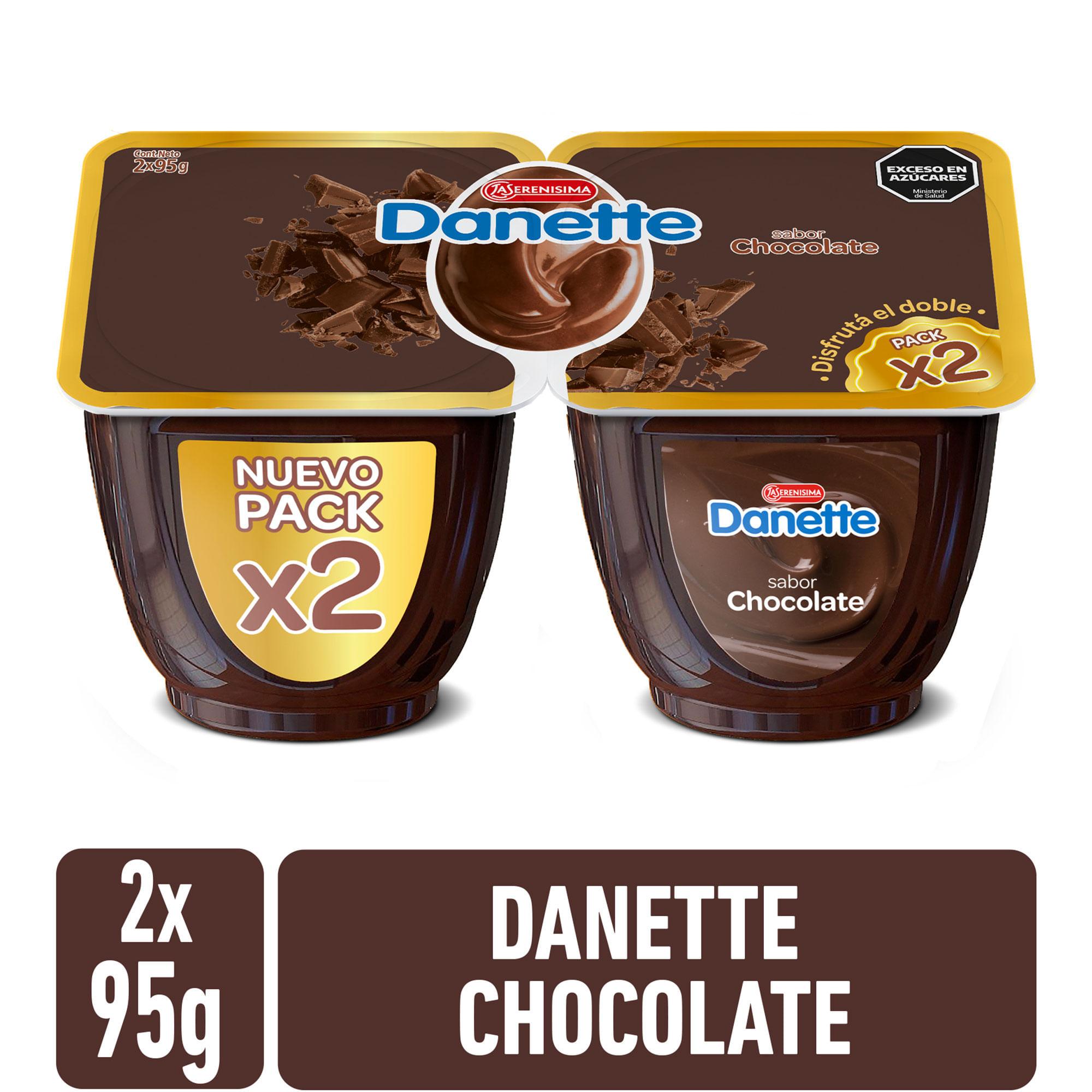 DANETTE POSTRE CHOCOLATE  2u 190gr