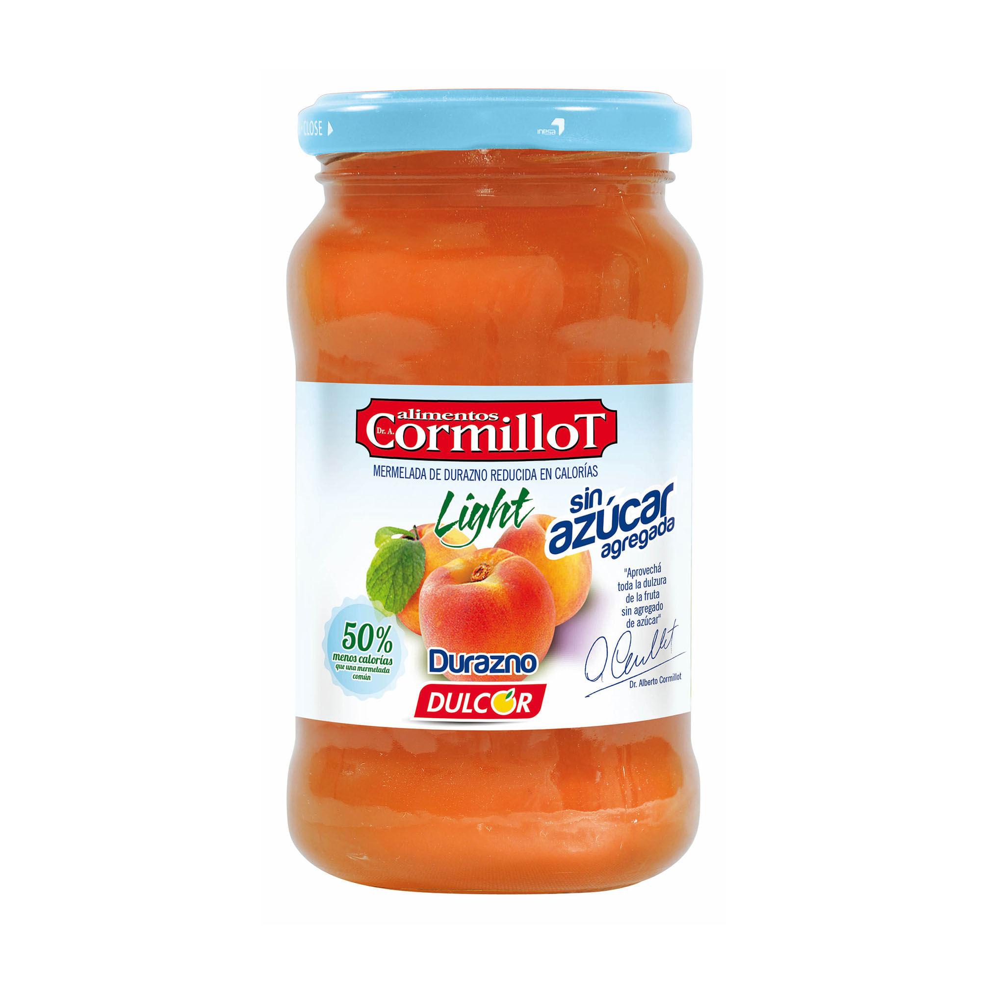 MERMELADA DURAZNO S/AZUCAR CORMILLOT x 390g