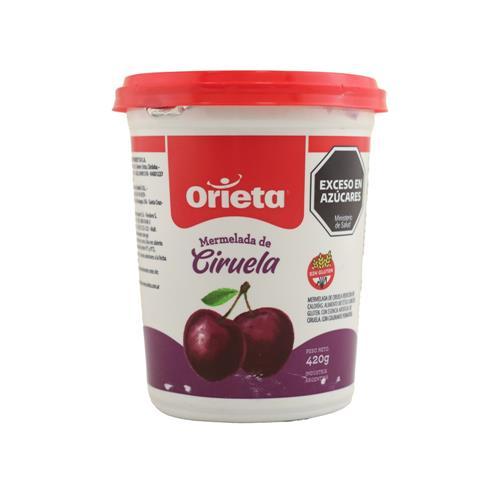 MERMELADA CIRUELA ORIETA 420gr
