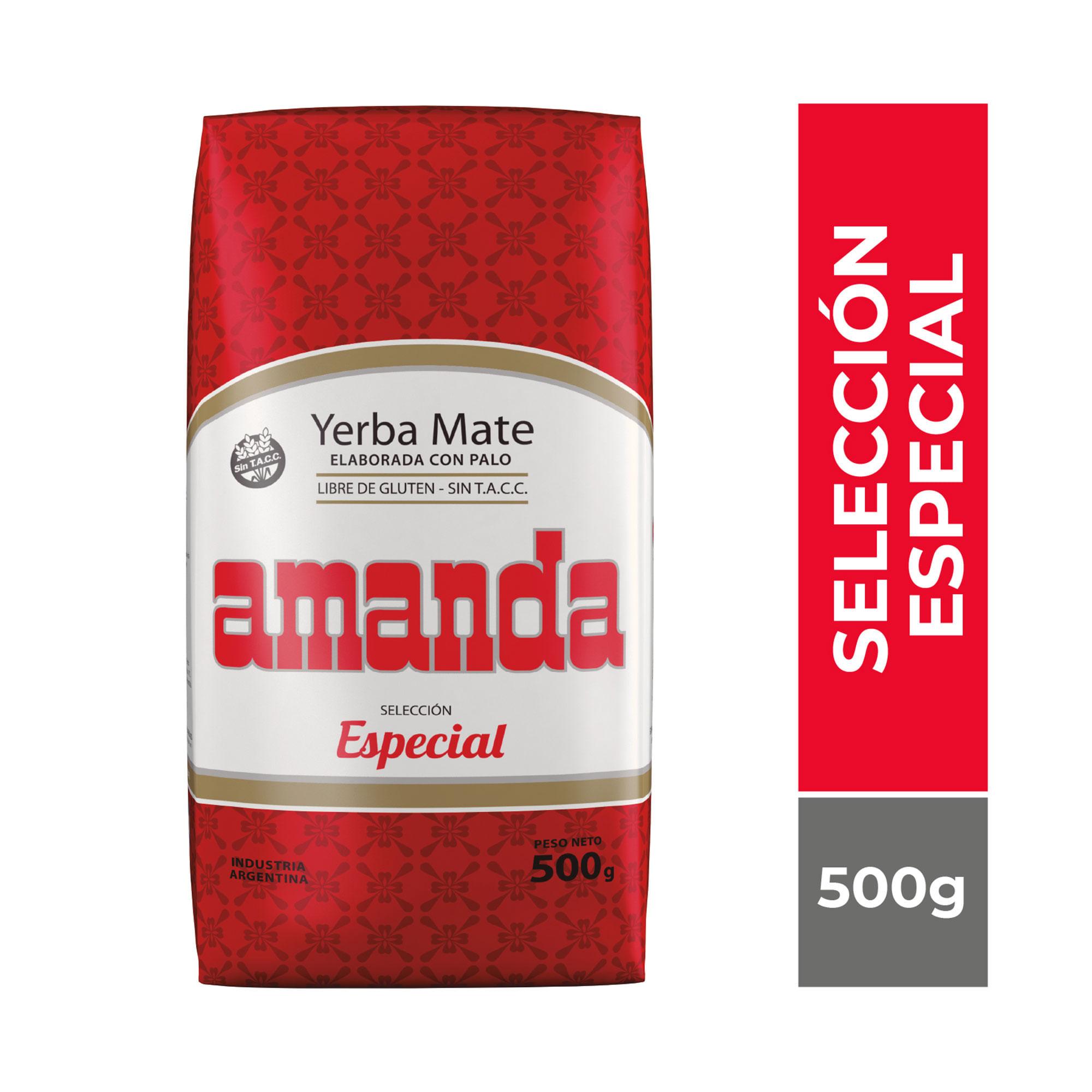 YERBA SELECION ESPECIAL AMANDA x500grs