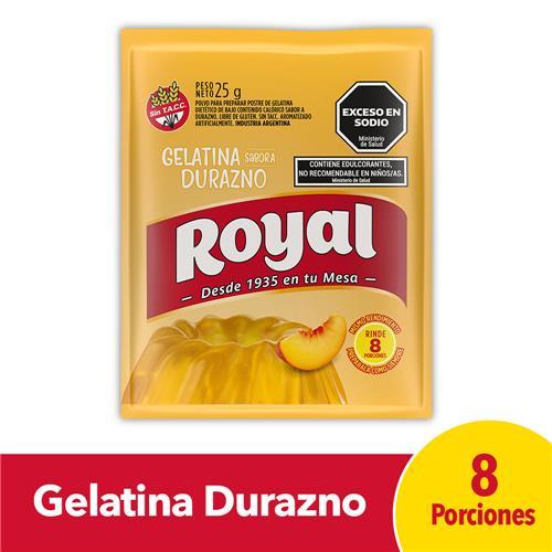GELATINA DURAZNO ROYAL x 40g