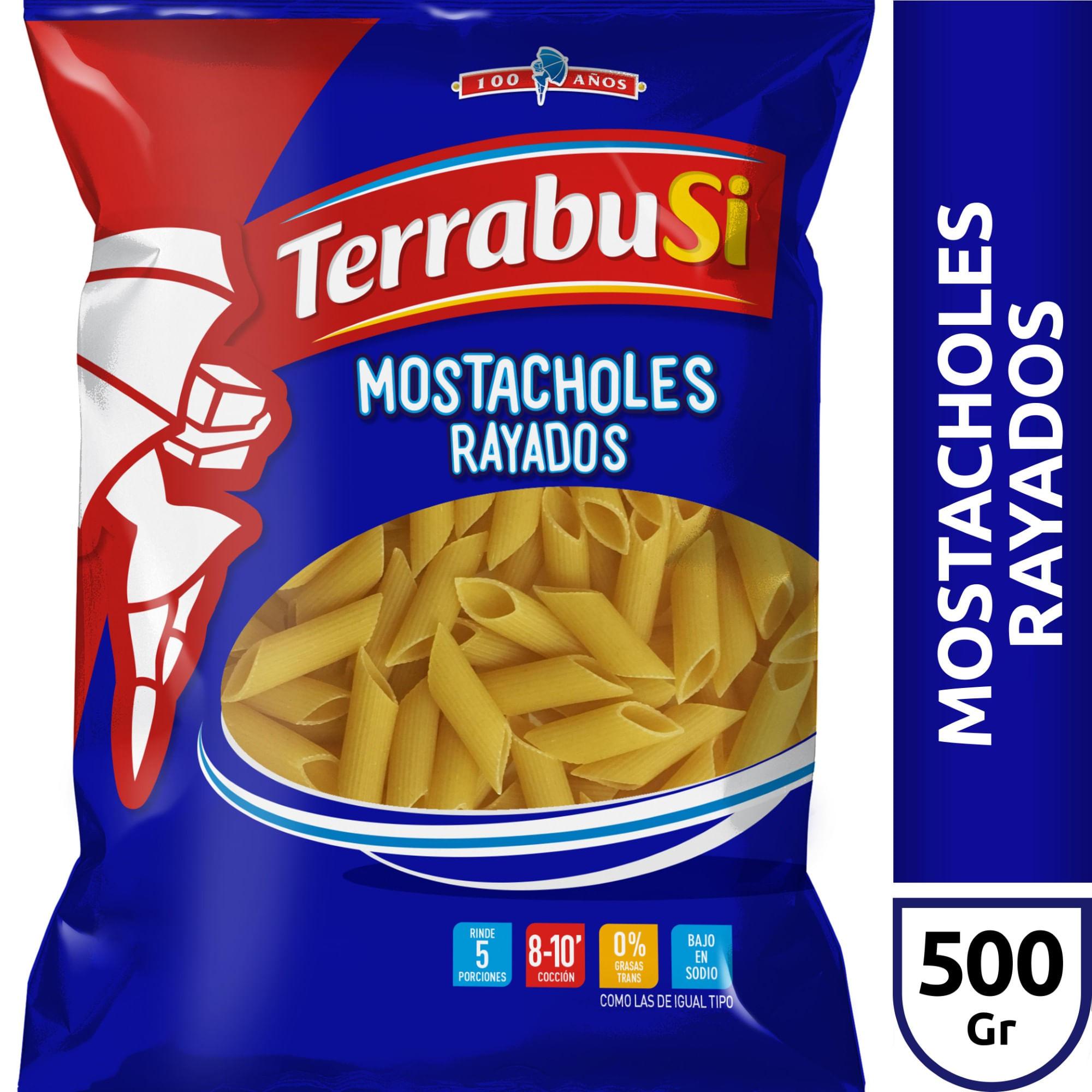 FIDEOS MOSTACHOL RAYADO TERRABUSI x 500g