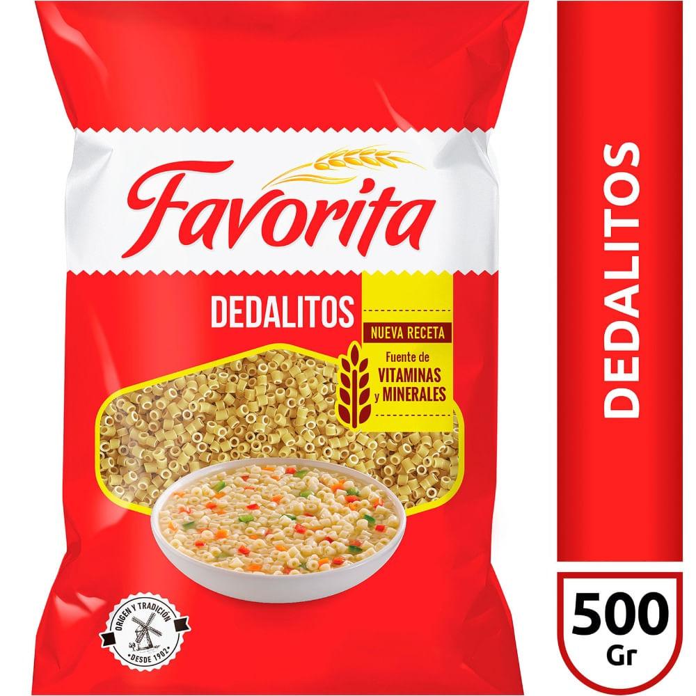 FIDEOS DEDALITOS FAVORITA x500g