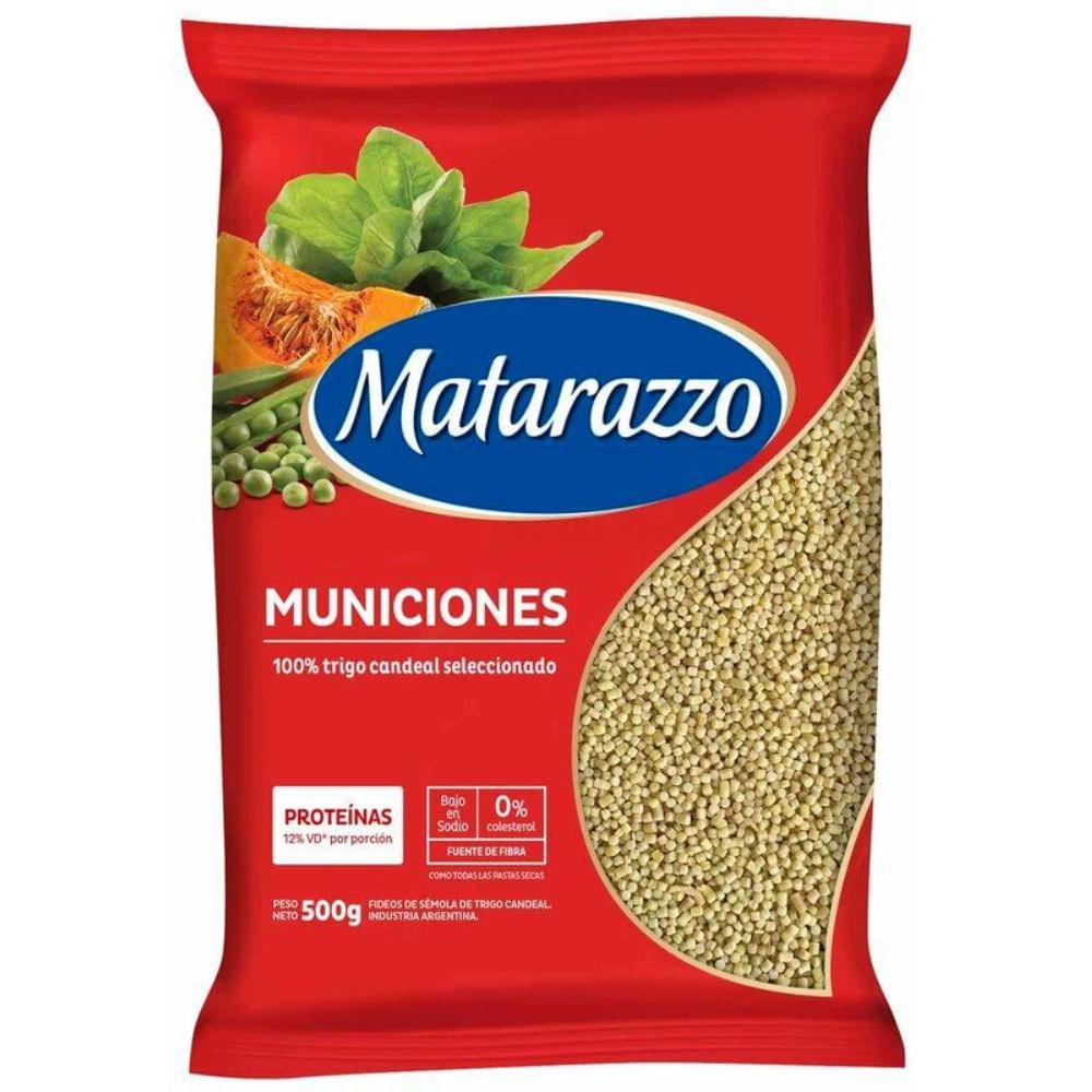 FIDEOS MUNICIONES MATARAZZO 500gr +50gr