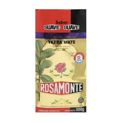 YERBA MATE ROSAMONTE SUAVE ESPECIAL x 500g
