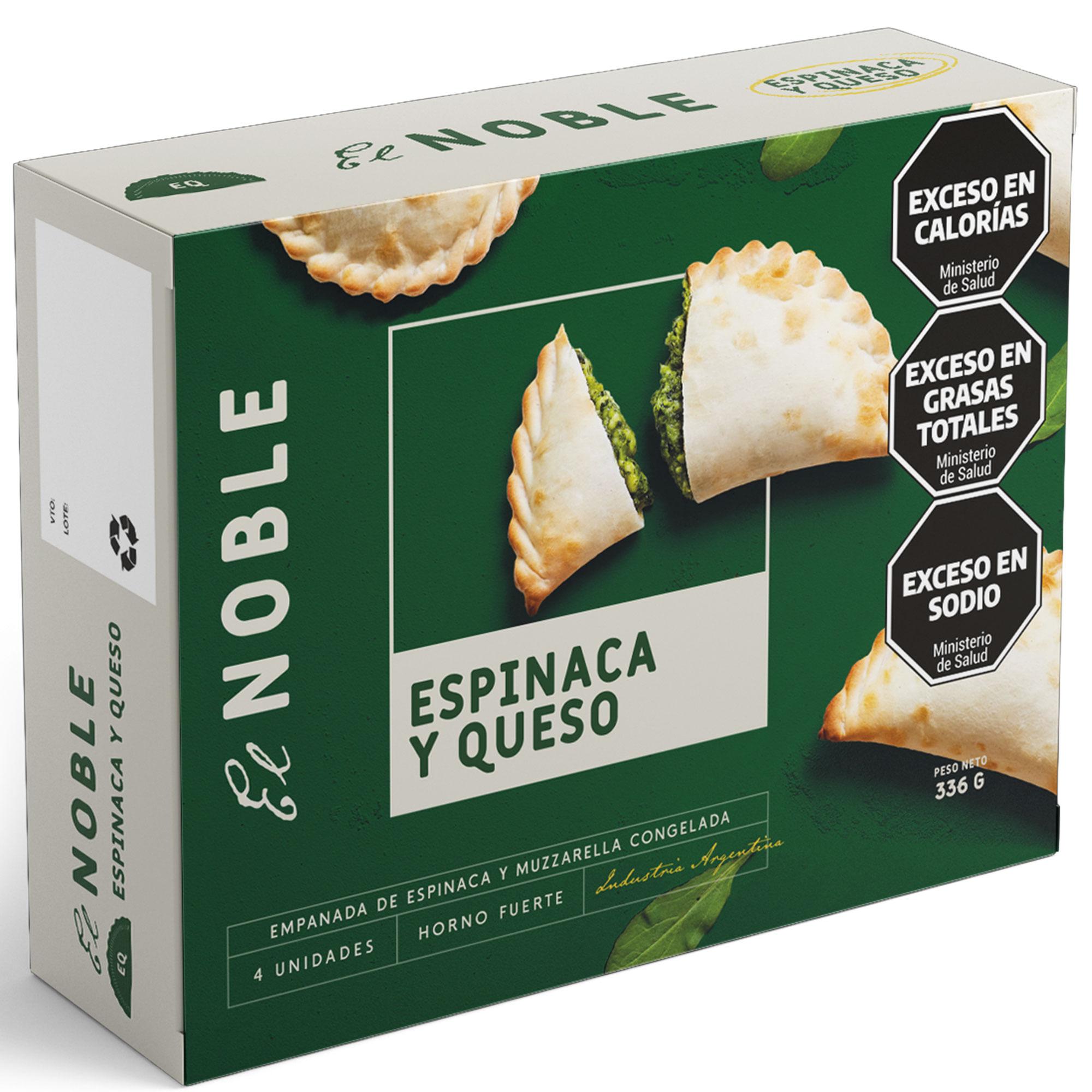 EMPANADAS ESP Y QUESO EL NOBLE x 4u