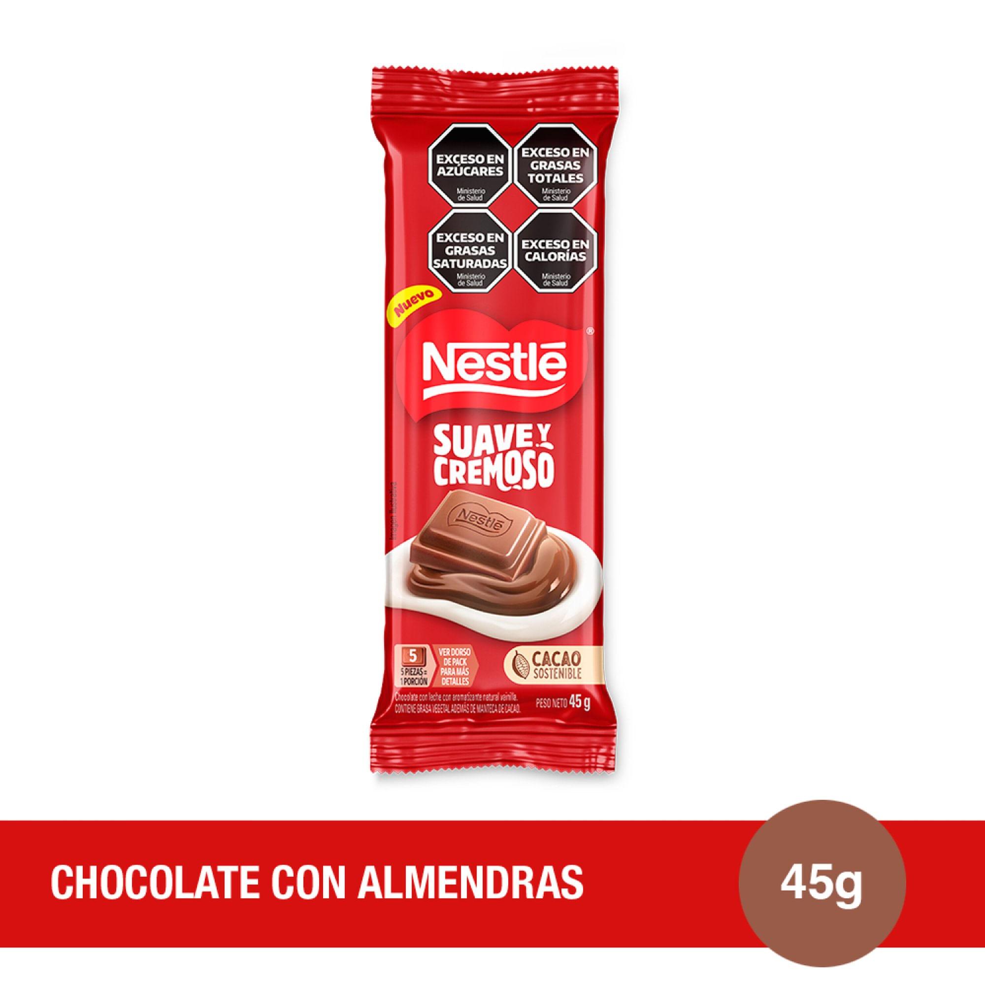 CHOCOLATE SUAVE Y CREMOSO NESTLE 45gr