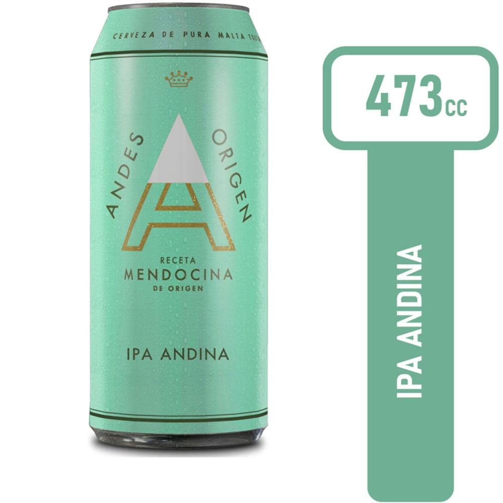 CERVEZA ANDES IPA x 473cc