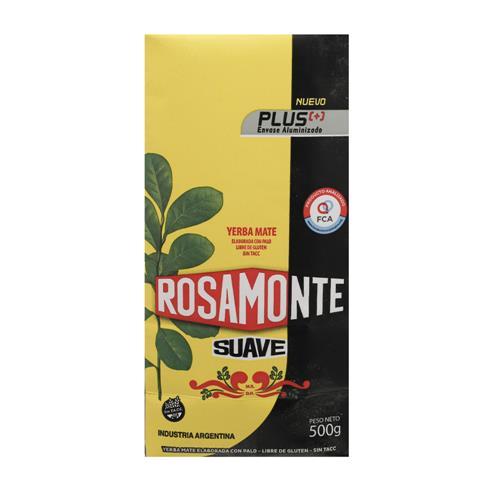 YERBA MATE ROSAMONTE SUAVE PLUS x 500g
