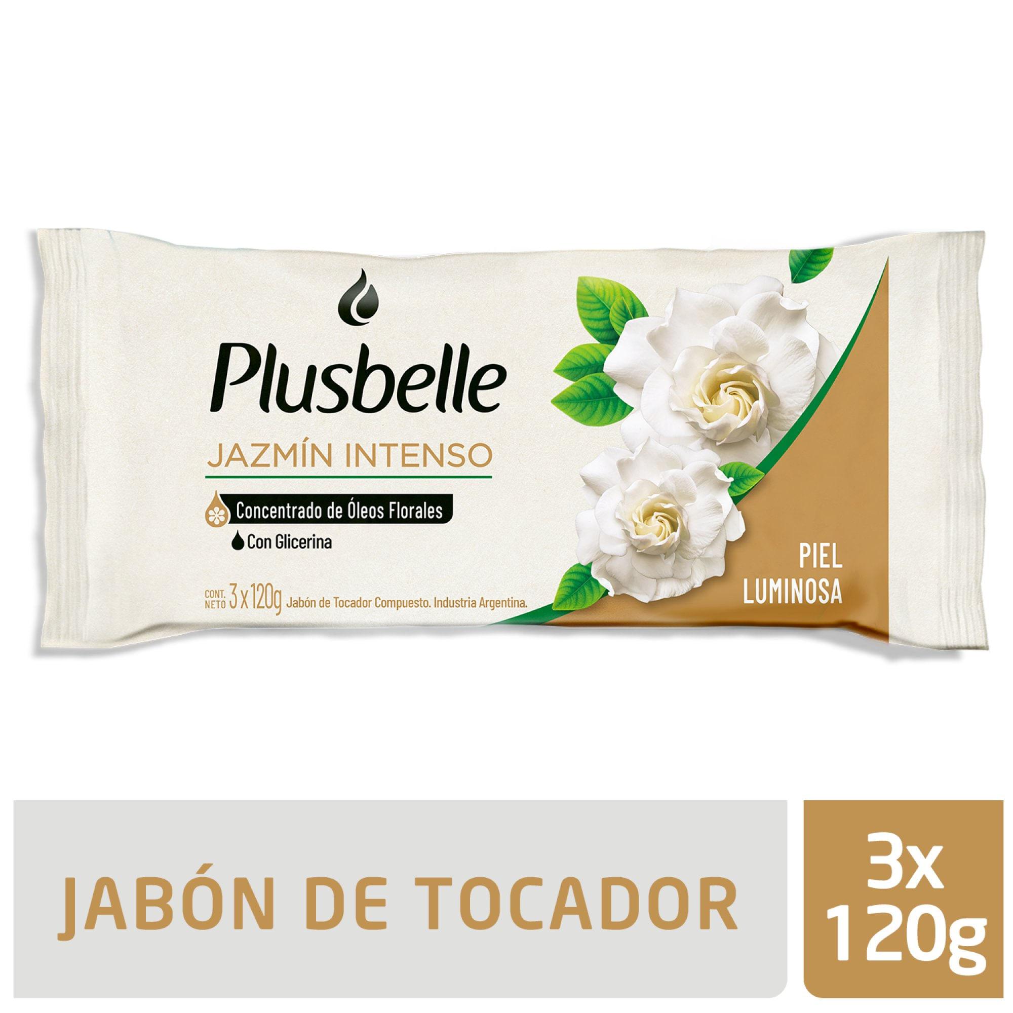 JABON TOCADOR JAZMIN INTENSO PLUSBELLE 3X120GRS
