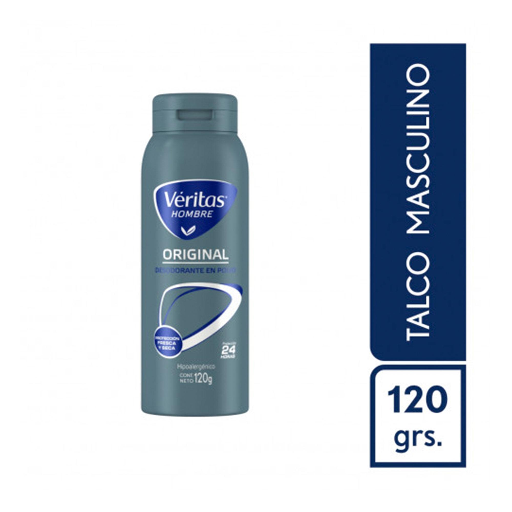 DESODORANTE POLVO HOMBRE VERITAS x 120 g