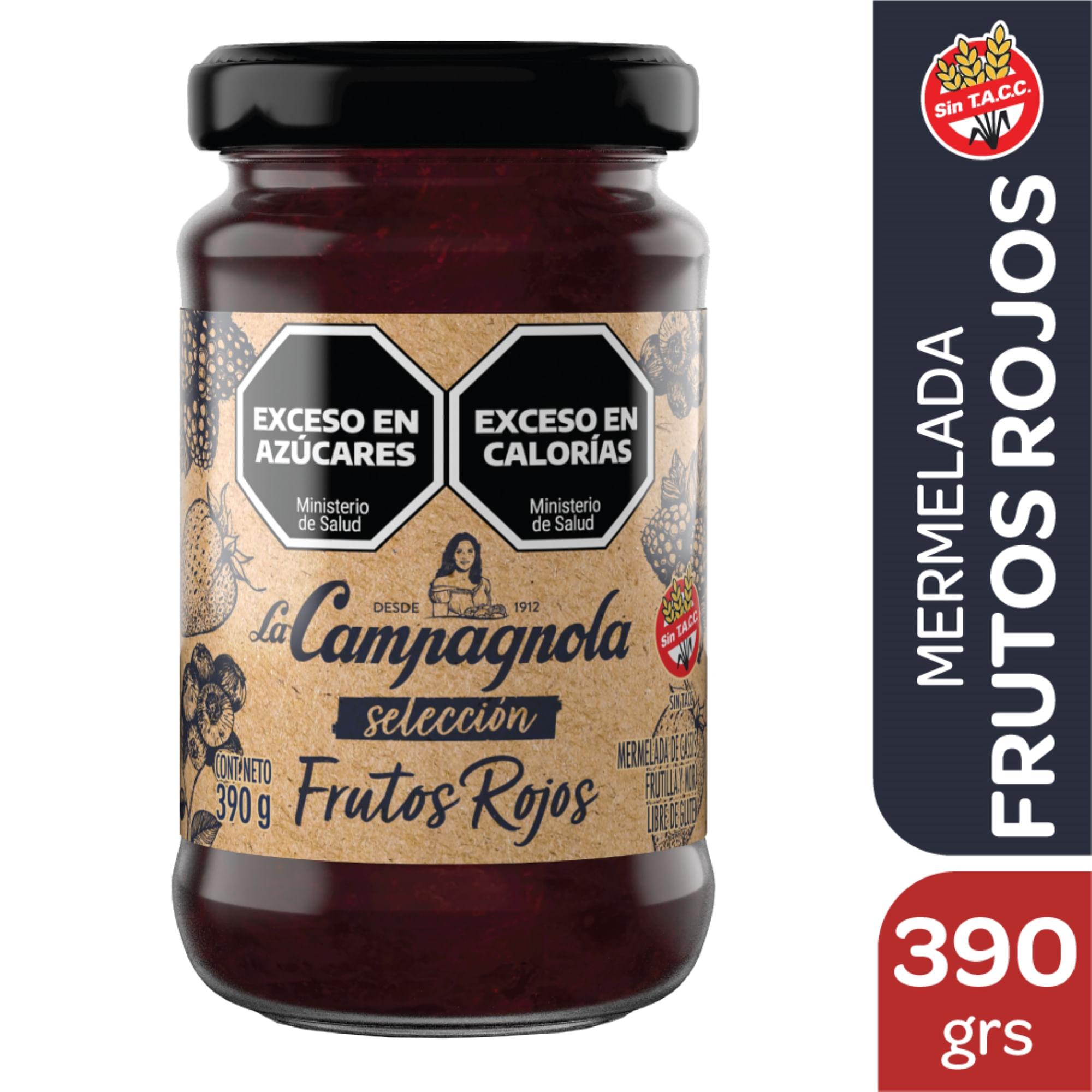 MERMELADA FRUT ROJOS LA CAMPAGNOLA x 390g