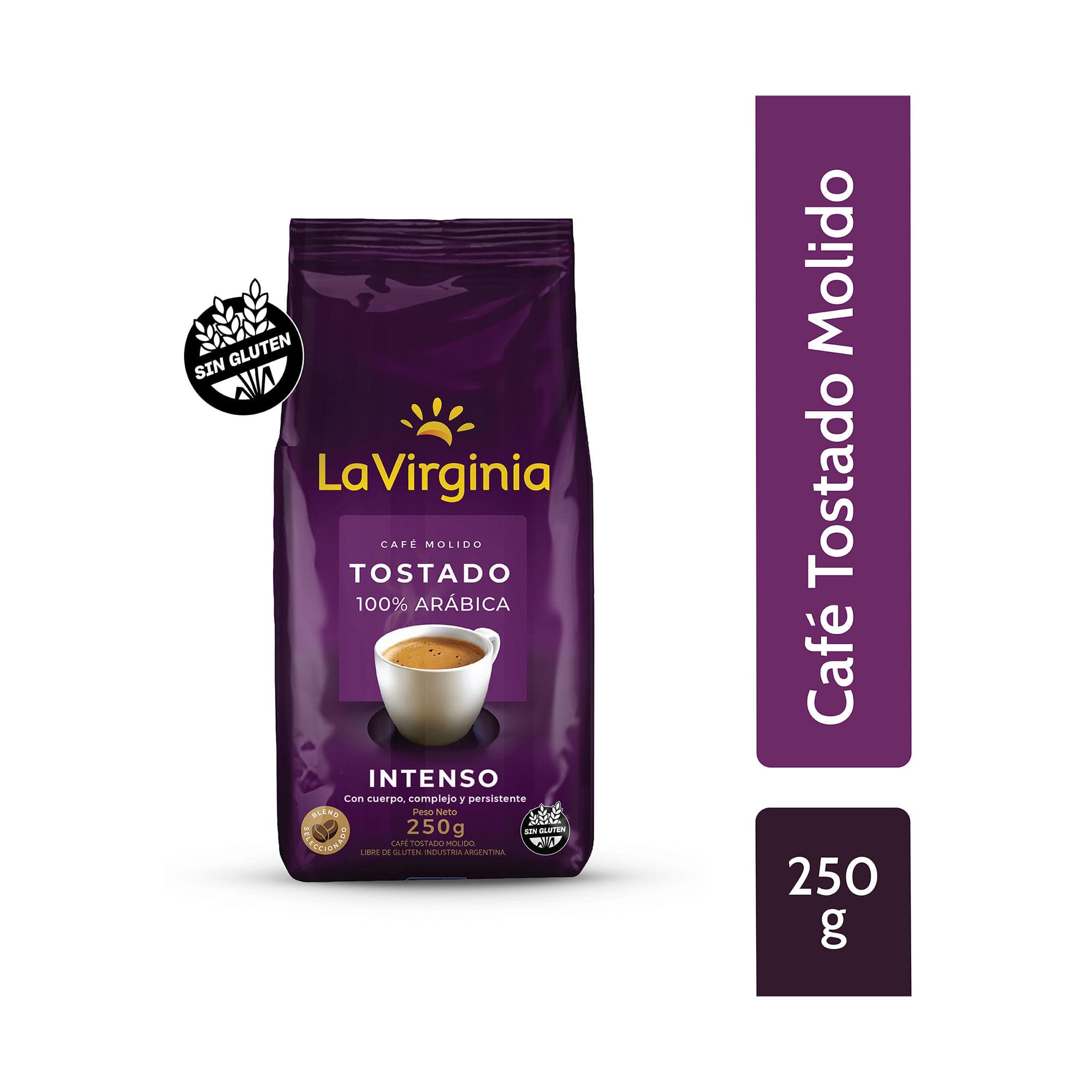 CAFE MOLIDO TOSTADO INTENSO LA VIRGINIA x 250g
