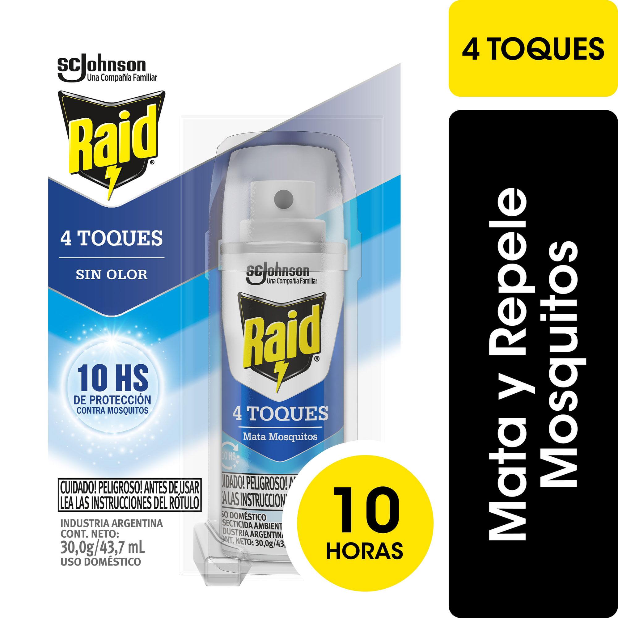 RAID MINI 4 TOQUES X 43.7ml