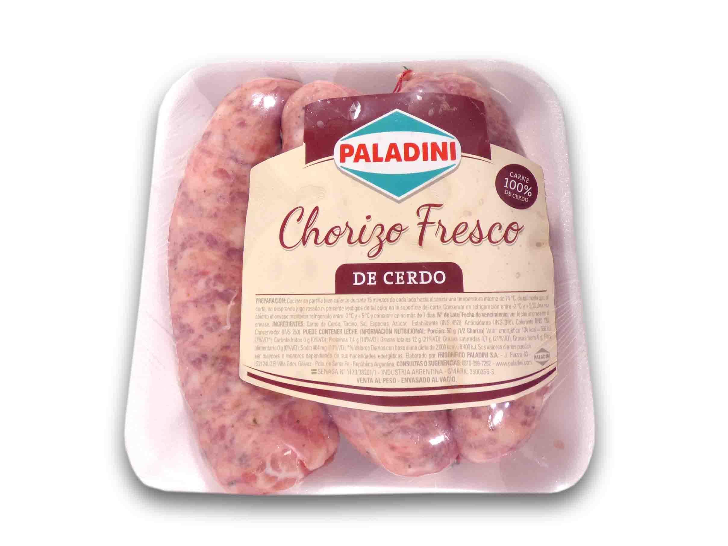 CHORIZO ESPECIAL PALADINI x 3U