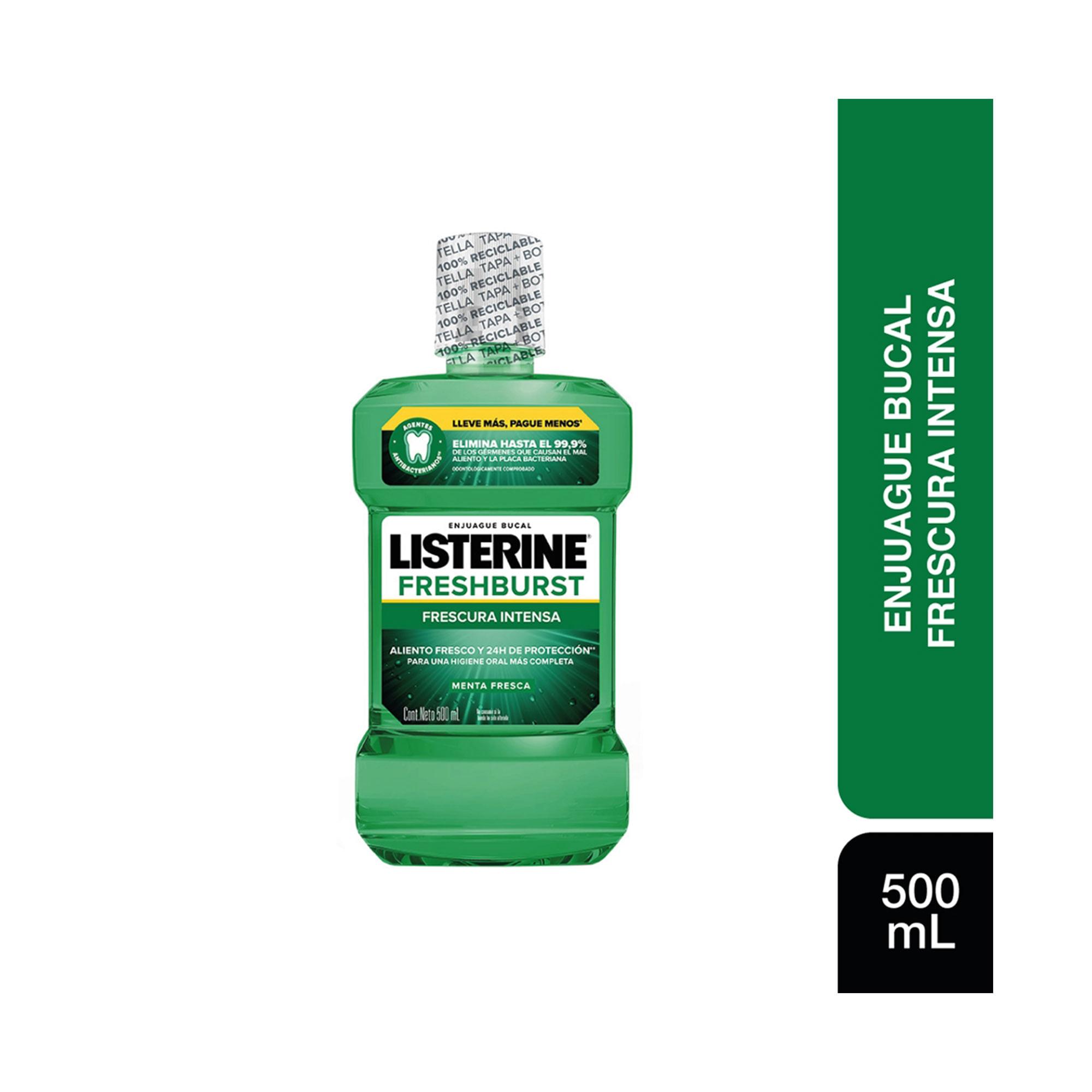 ENJUAGUE BUCAL FRESHBURST LISTERINE x 500ml