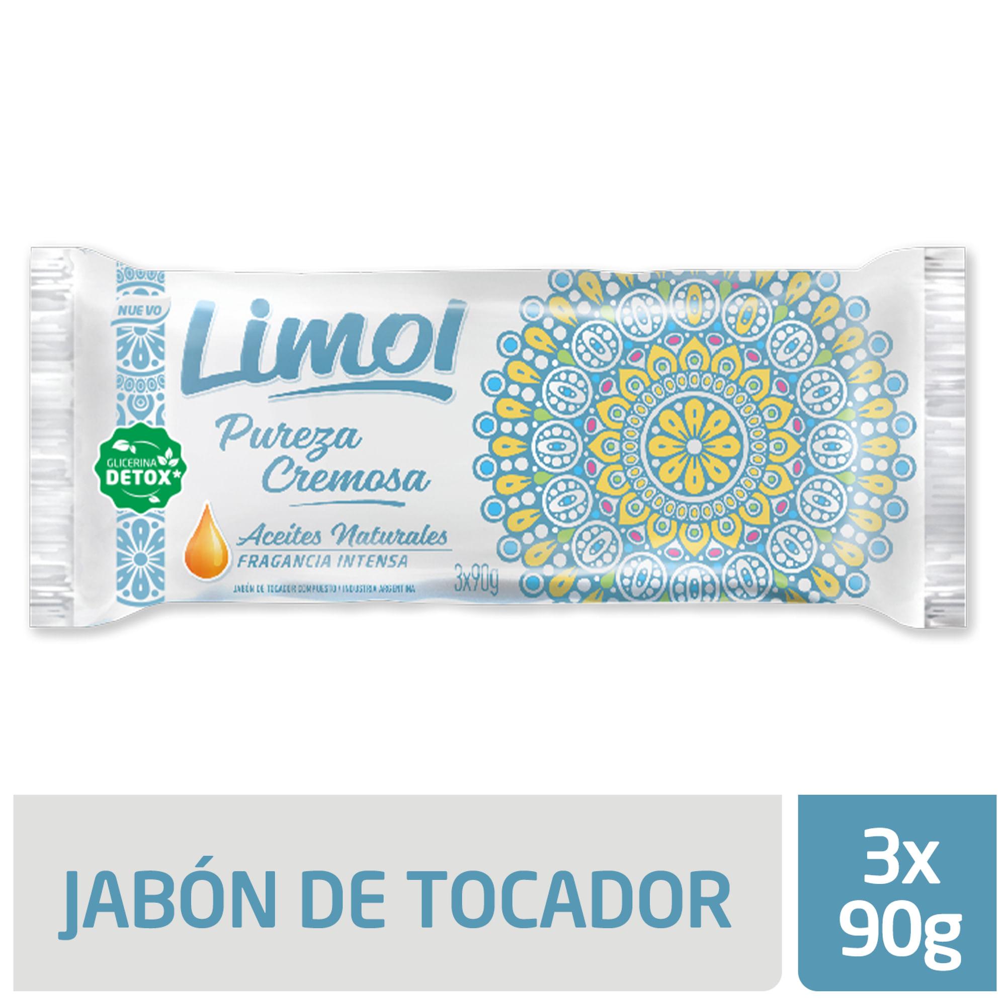 JABON TOCADOR LIMOL PUREZA CREMOSA 3X90G