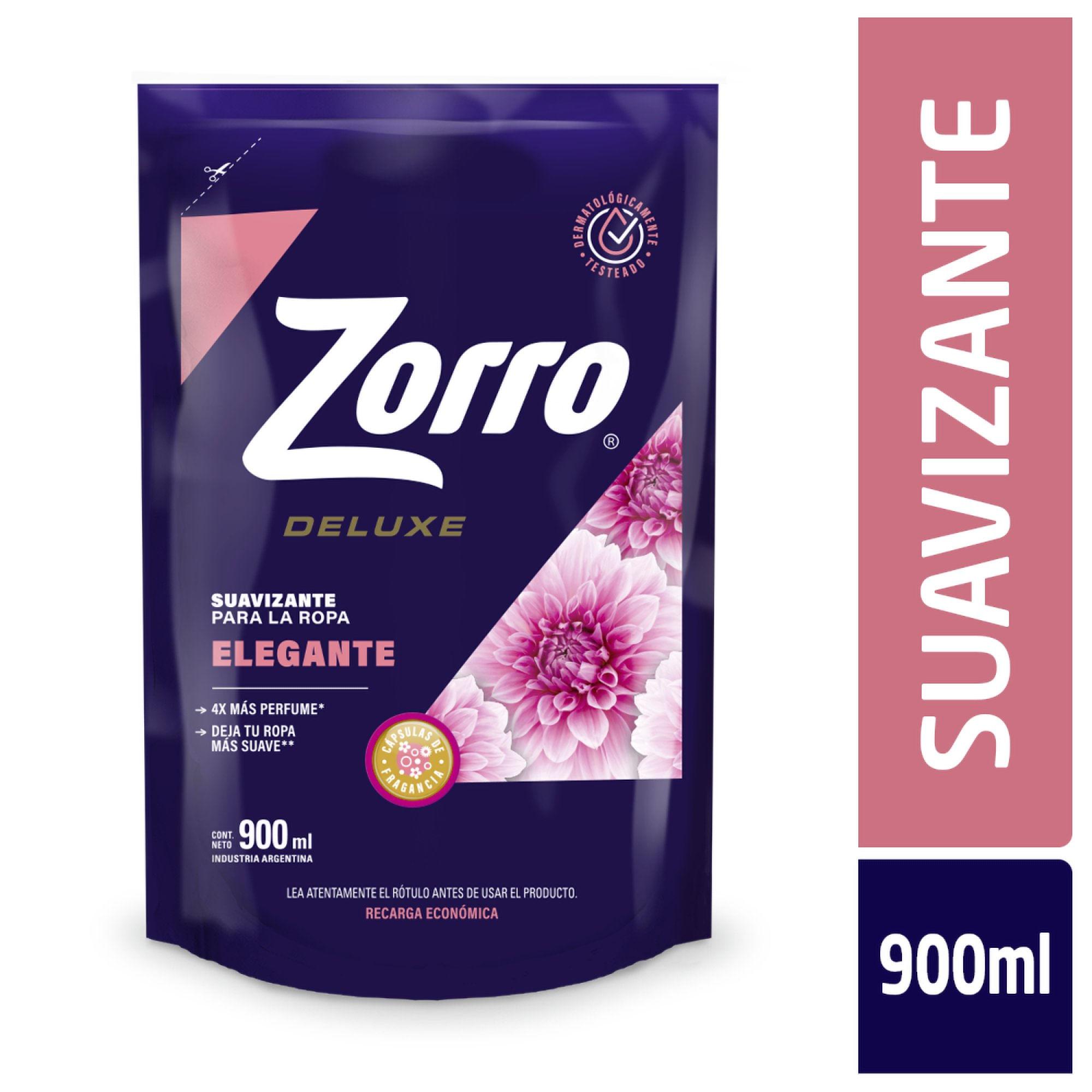 SUAVIZANTE DELUXE ELEGANTE ZORRO 900ml