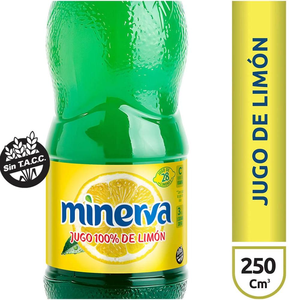 JUGO DE LIMON MINERVA x 250 ml
