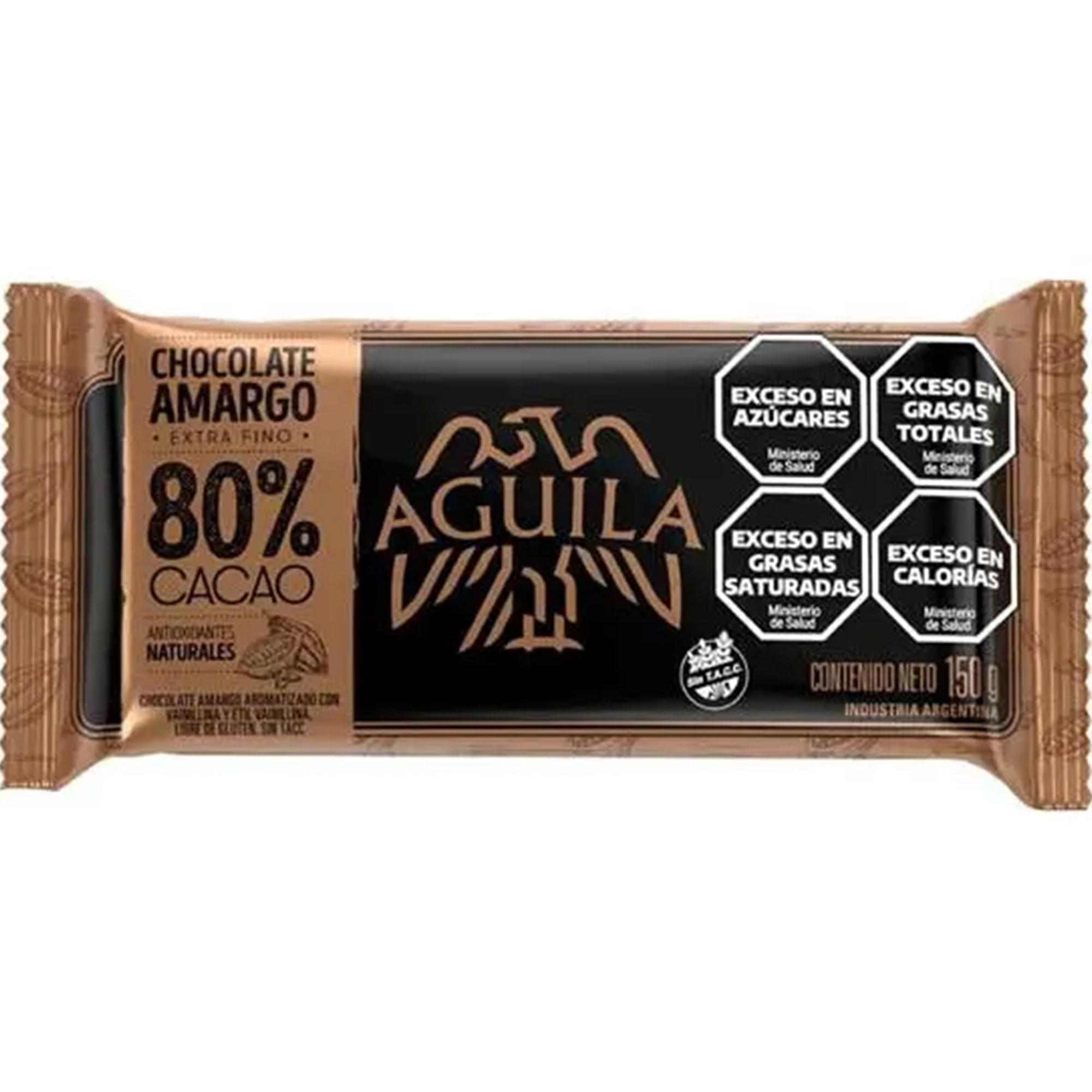 CHOCOLATE AGUILA 80% x 130g