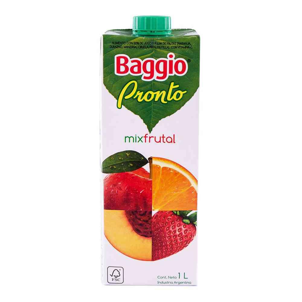 JUGO BAGGIO MIX FRUTAL x 1L