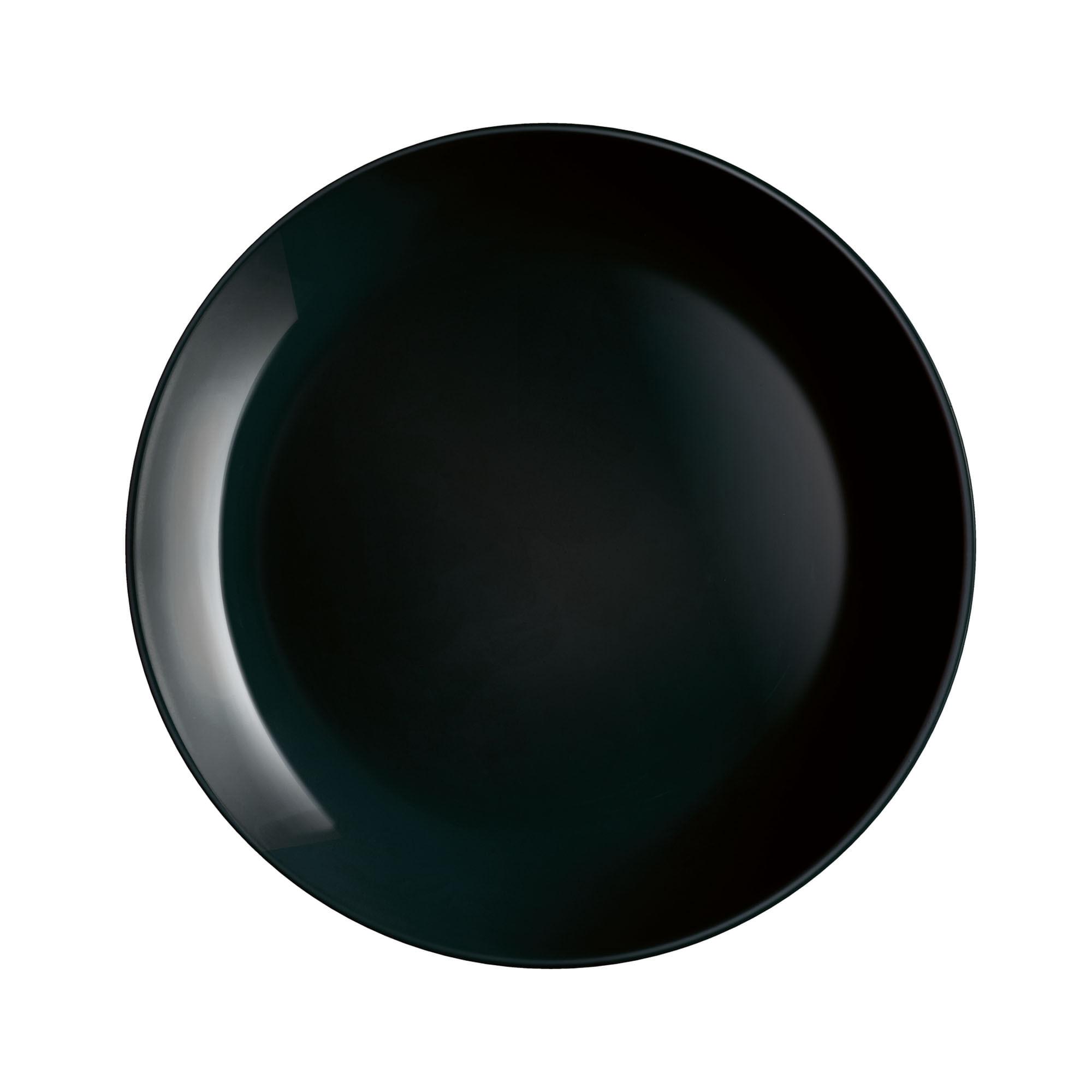 PLATO PLAYO DIWALI NEGRO LUMINARC x 25cm