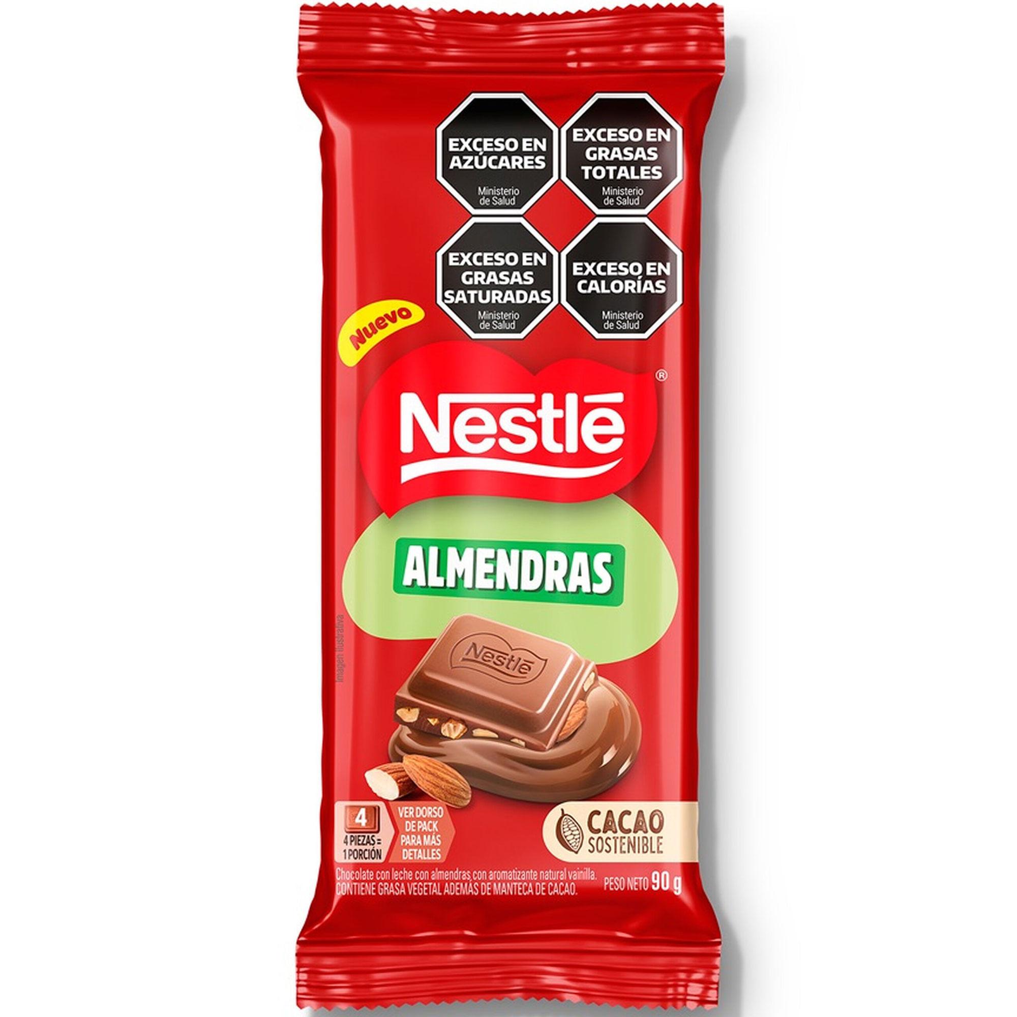 CHOCOLATE ALMENDRAS NESTLE 90gr