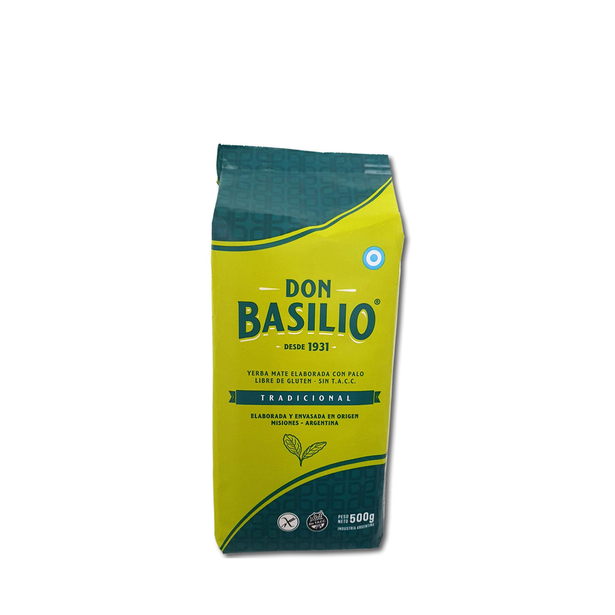 YERBA TRADICIONAL DON BASILIO x 500g