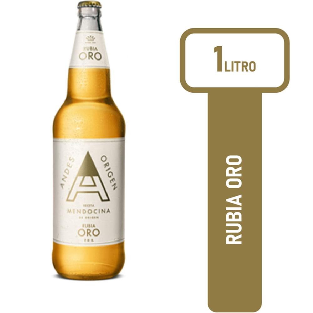 CERVEZA ANDES RUBIA ORO x 1L