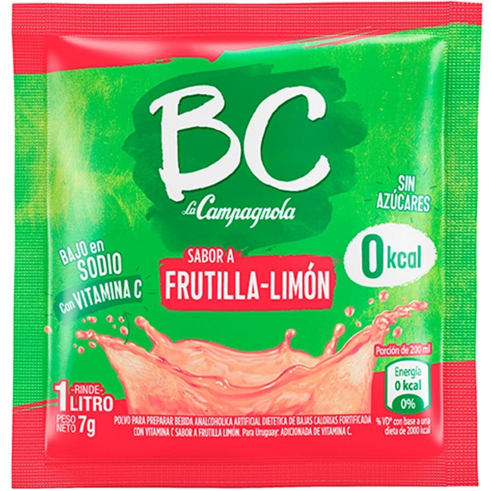 JUGO EN POLVO BC FRUTILLA/LIMON  x 7 g