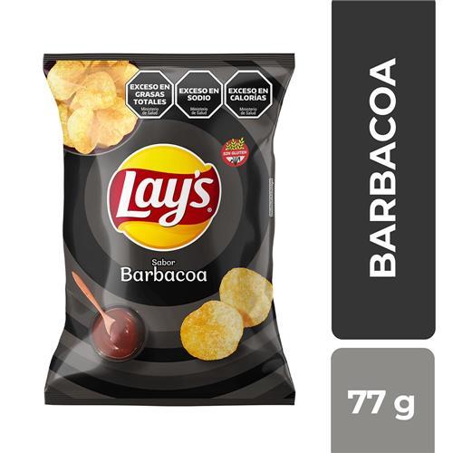 PAPAS FRITAS  BARBACOA LAYS x 77g