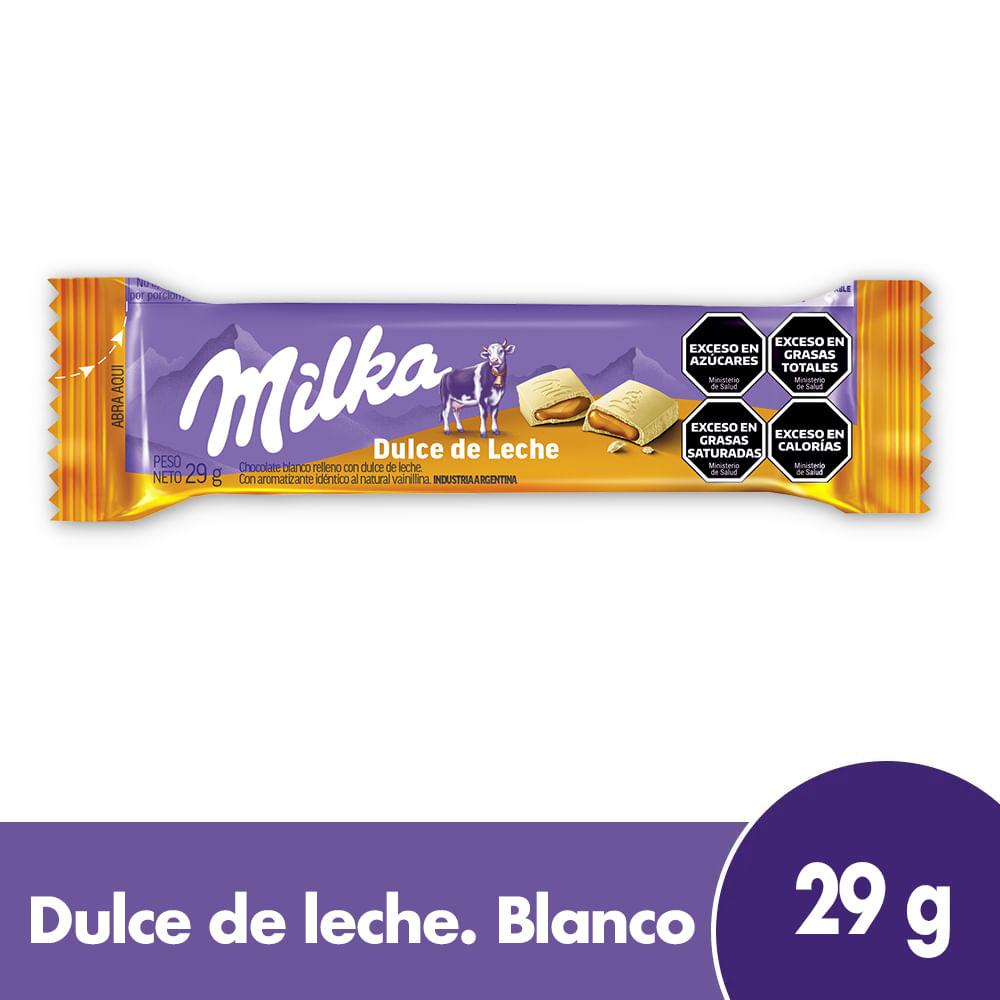 CHOCOLATE MILKA DDL BLANCO 29g