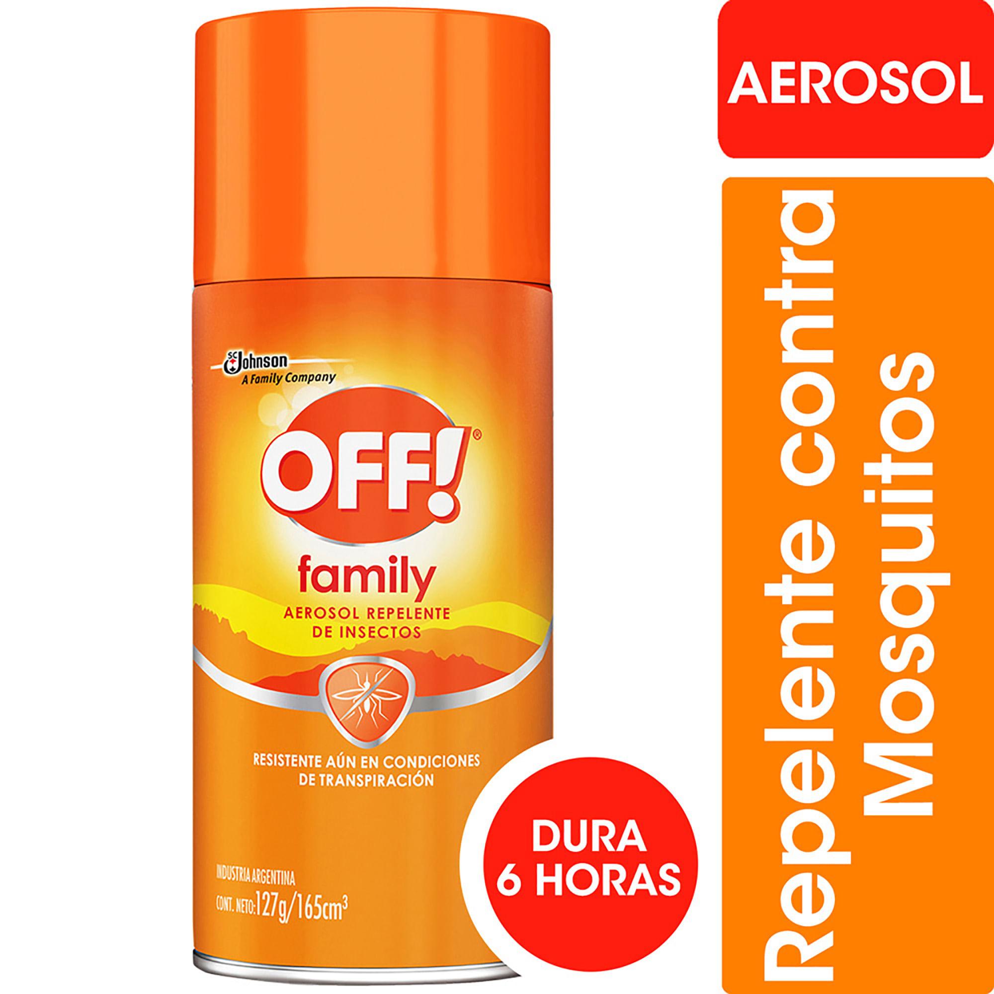 REPELENTE AEROSOL OFF x 165cc