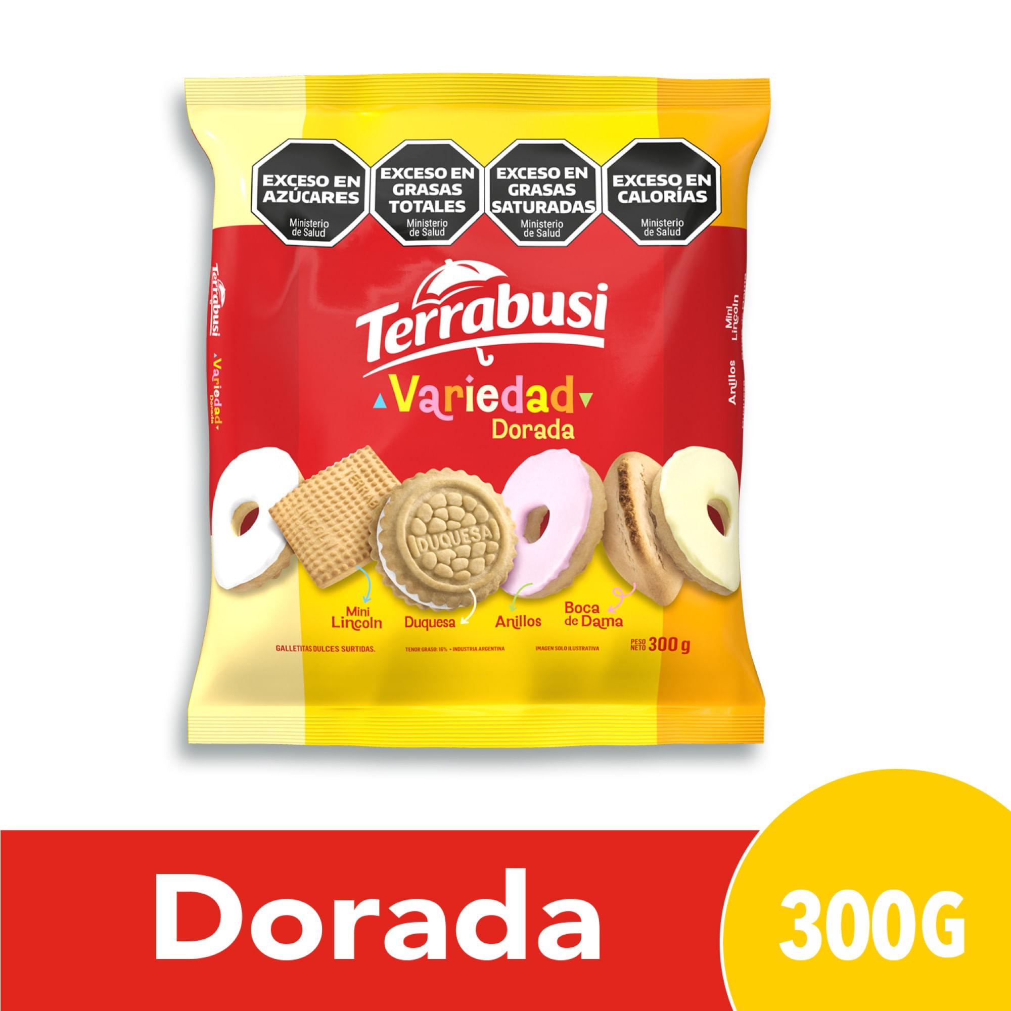 GALLETITAS VARIEDAD DORADA X 300GR