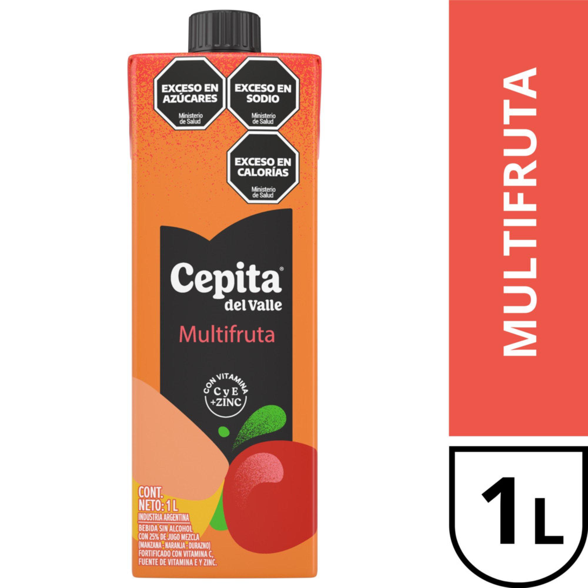 JUGO CEPITA MULTIFRUTA TETRA x 1L