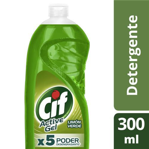 DETERGENTE ACTIVE GEL LIMON VERDE CIF x 300ml